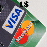 ویزا کارت یا مستر کارت مجازی 1 دلاری