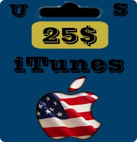 گیفت کارت 25 دلاری اپل آیتونز امریکا