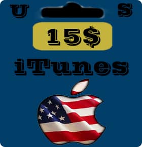 گیفت کارت 15 دلاری اپل آیتونز امریکا