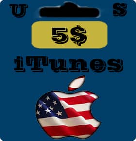 گيفت كارت 5 دلاری اپل آيتونز امريكا