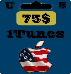 گيفت كارت 75 دلاری اپل آيتونز امريكا