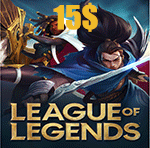 گيفت كارت 15 دلاری League Of Legends