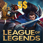 گيفت كارت 5 دلاری League Of Legends