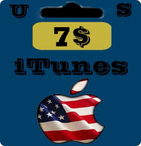 گيفت كارت 7 دلاری اپل آيتونز امريكا
