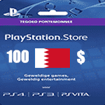 گیفت کارت 100 دلاری پلی استیشن بحرین