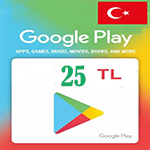 گيفت كارت 25 لیر گوگل ترکیه