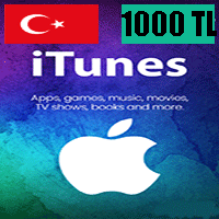گیفت کارت 1000 لیر آیتونز ترکیه