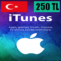 گیفت کارت 250 لیر آیتونز ترکیه